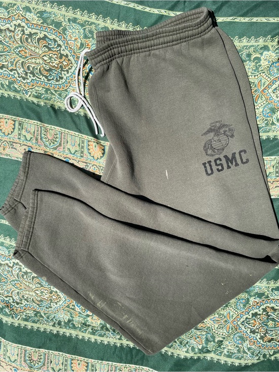 Soffe Other - Vintage 90’s USMC Joggers Olive Green Made In USA
